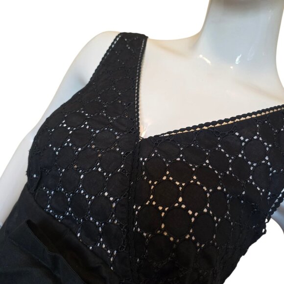 ANN TAYLOR 2 Piece Set Eyelet Skirt & Sleeveless Top sz 6 - Picture 10 of 13